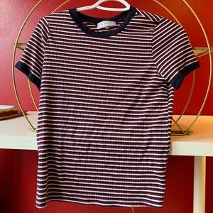 striped short sleeve